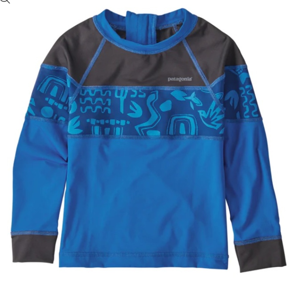 Patagonia baby 6-12 month water sprout rashguard